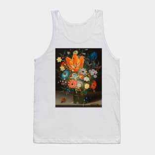 Still Life with Iris by Peter Binoit Tank Top